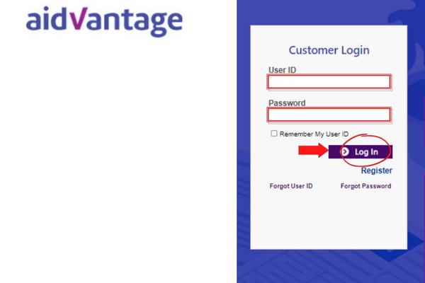 Aidvantage login my account by website