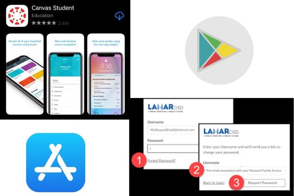 How to access Canvas LCISD Mobile App