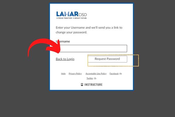 How to reset the Canvas Lamar CISD login Password