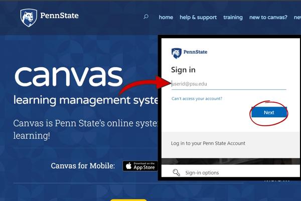 PSU Canvas Login Online Learning, Access Mobile App | Penn State University