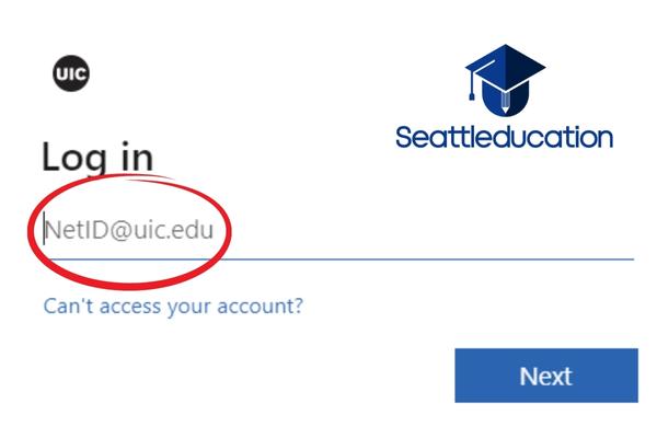 Activate UIC NetID Account Before Log In to Blackboard