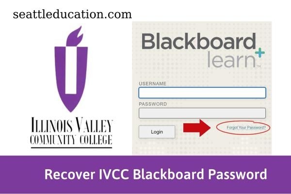 Recover IVCC Blackboard Password