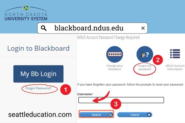 Recover Your NDUS Blackboard Password