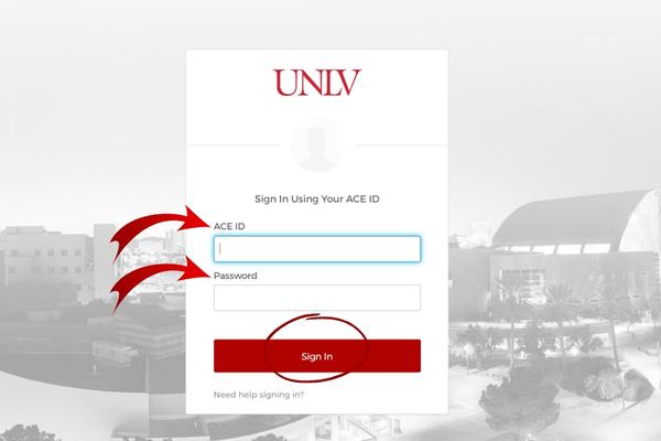 How To Reset UNLV ACE Canvas Password