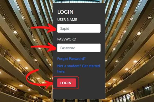 nmims student login step by step