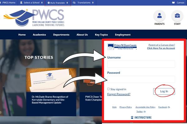 PWCS Canvas Login Online Learning | Prince William County Public Schools