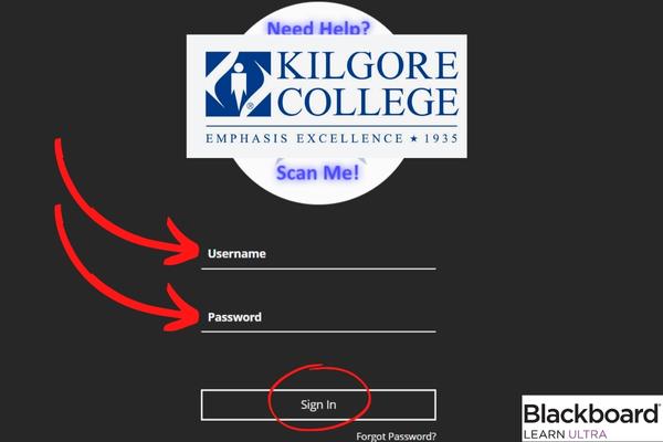 Kilgore Blackboard Learning Login