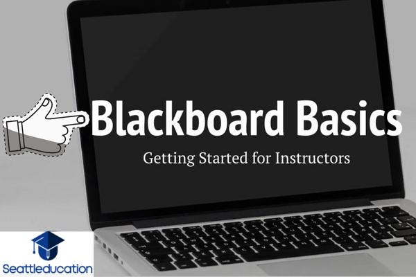 Overview Blackboard online learning