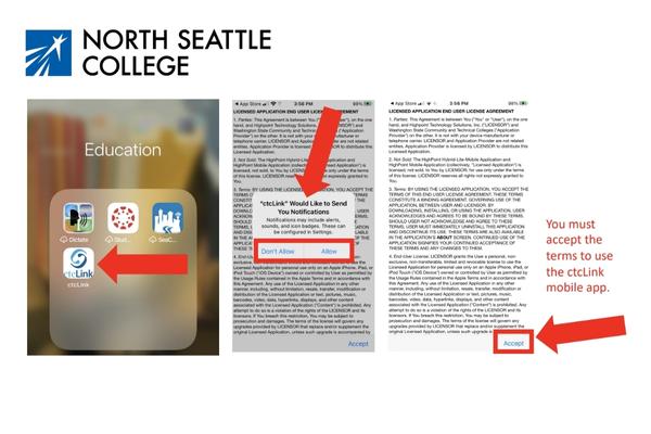 North Seattle Students CtcLink Login Via Mobile Device