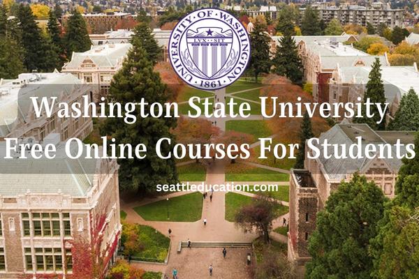 Washington State University Free Online Courses For Students