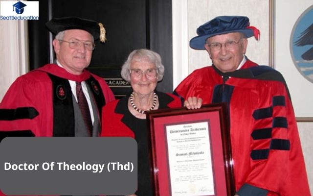 Doctor Of Theology (Thd)